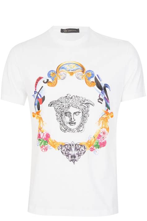 versace shirt wit|versace t shirt medusa.